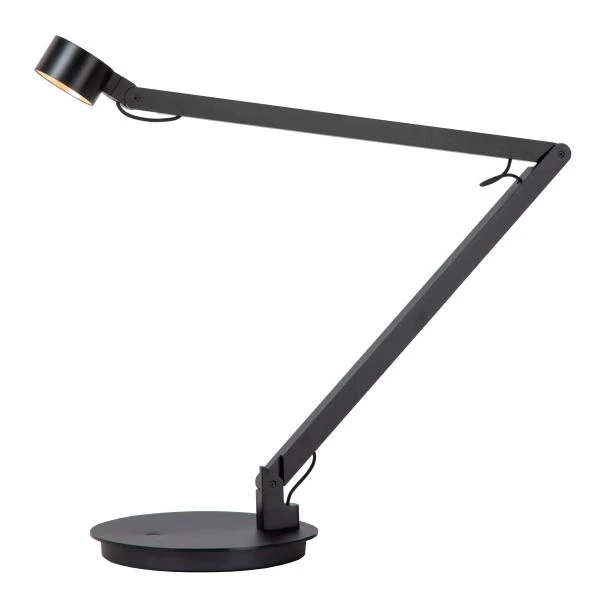 Lucide Premium OGDEN - Lampe de bureau - LED 3 StepDim - 1x7W 3000K - Noir - détail 5